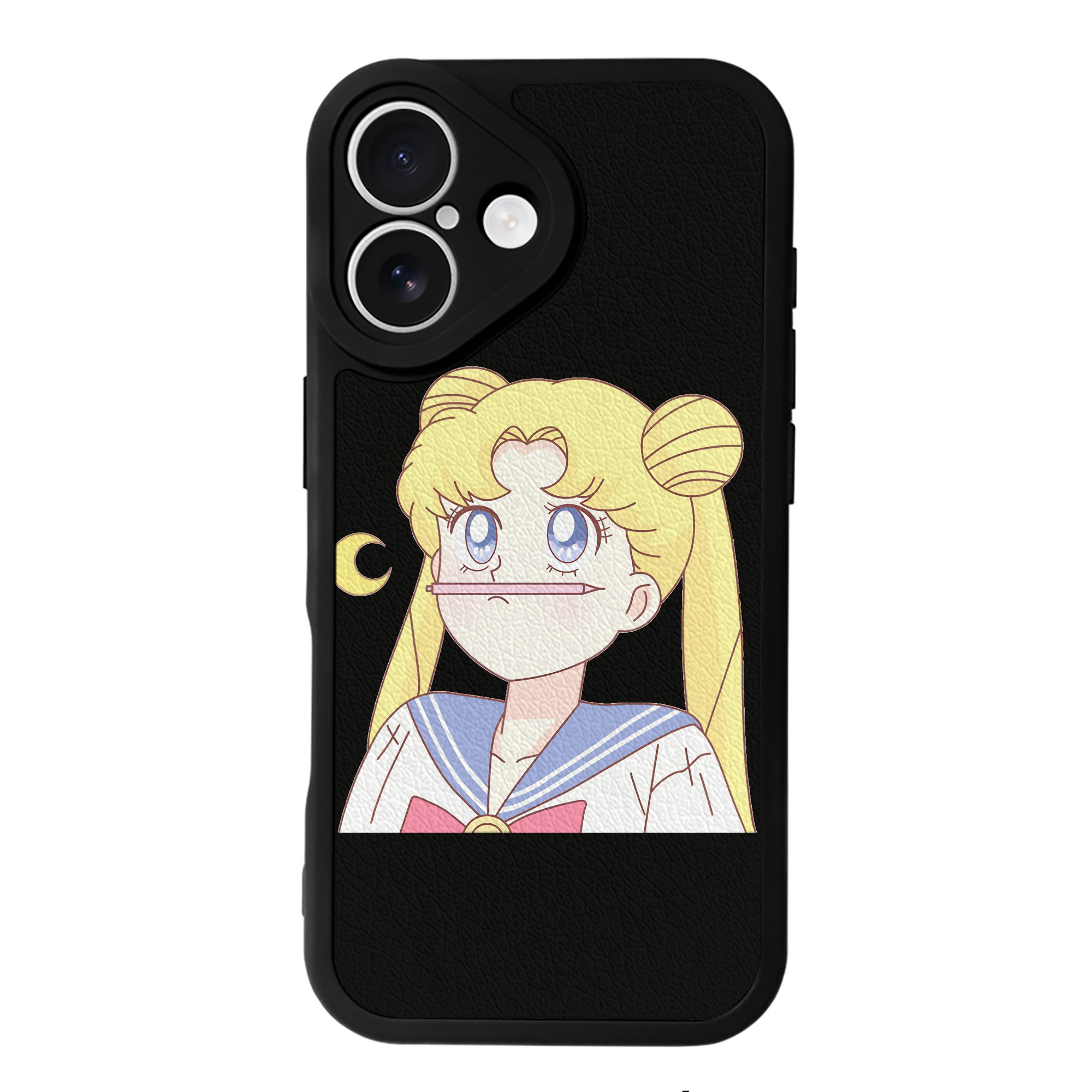 （画像用） 美少女戦士セーラームーン 愛野 美奈子 あいの みなこ Sailor Moon Aino Minako 【iPhone 16シリーズ対応】シリコンスマホケース（レザー調） 材質：シリコン